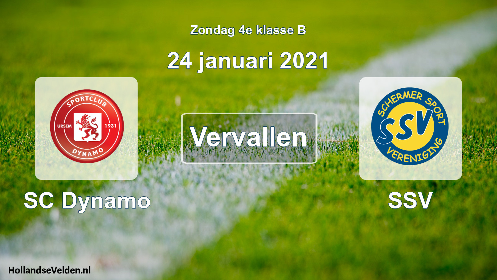 Scheduled Match: SC Dynamo - SSV (24 January 2021)