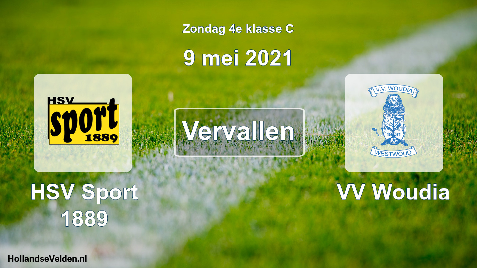 Scheduled Match: HSV Sport 1889 - VV Woudia (9 May 2021)