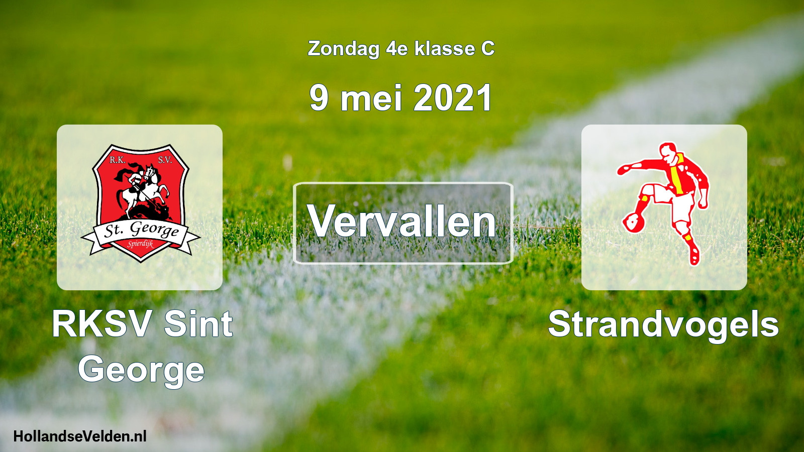 Scheduled Match: RKSV Sint George - Strandvogels (9 May 2021)