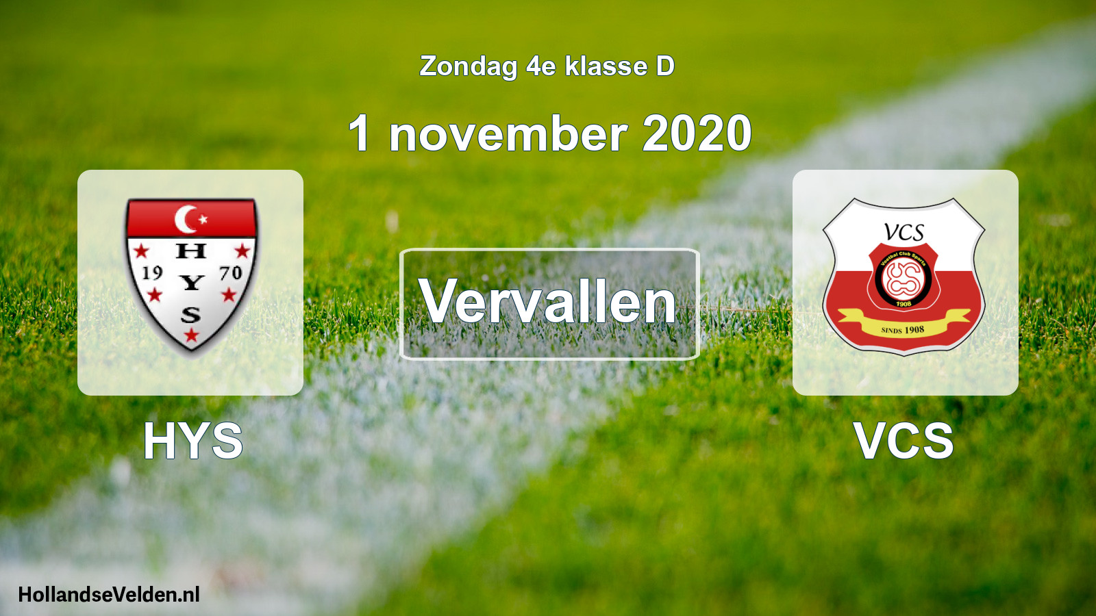Scheduled Match: HYS - VCS (1 November 2020)