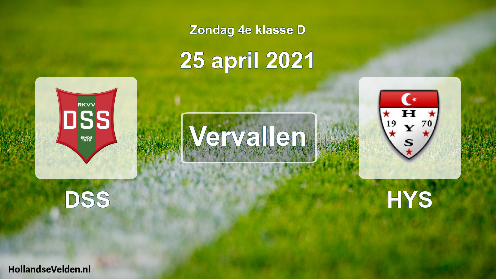 Scheduled Match: DSS - HYS (25 April 2021)