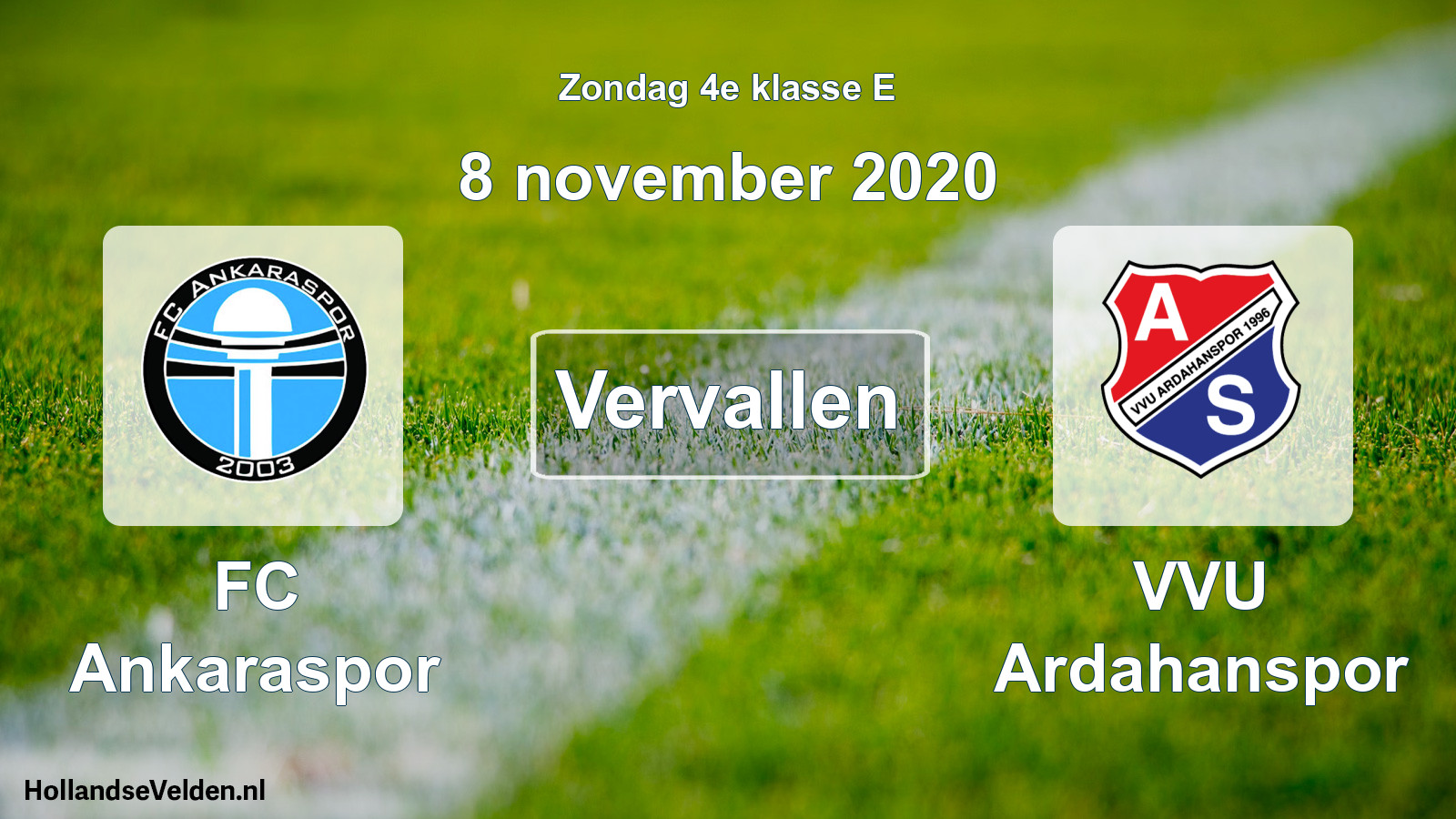 Scheduled Match: FC Ankaraspor - VVU Ardahanspor (8 November 2020)