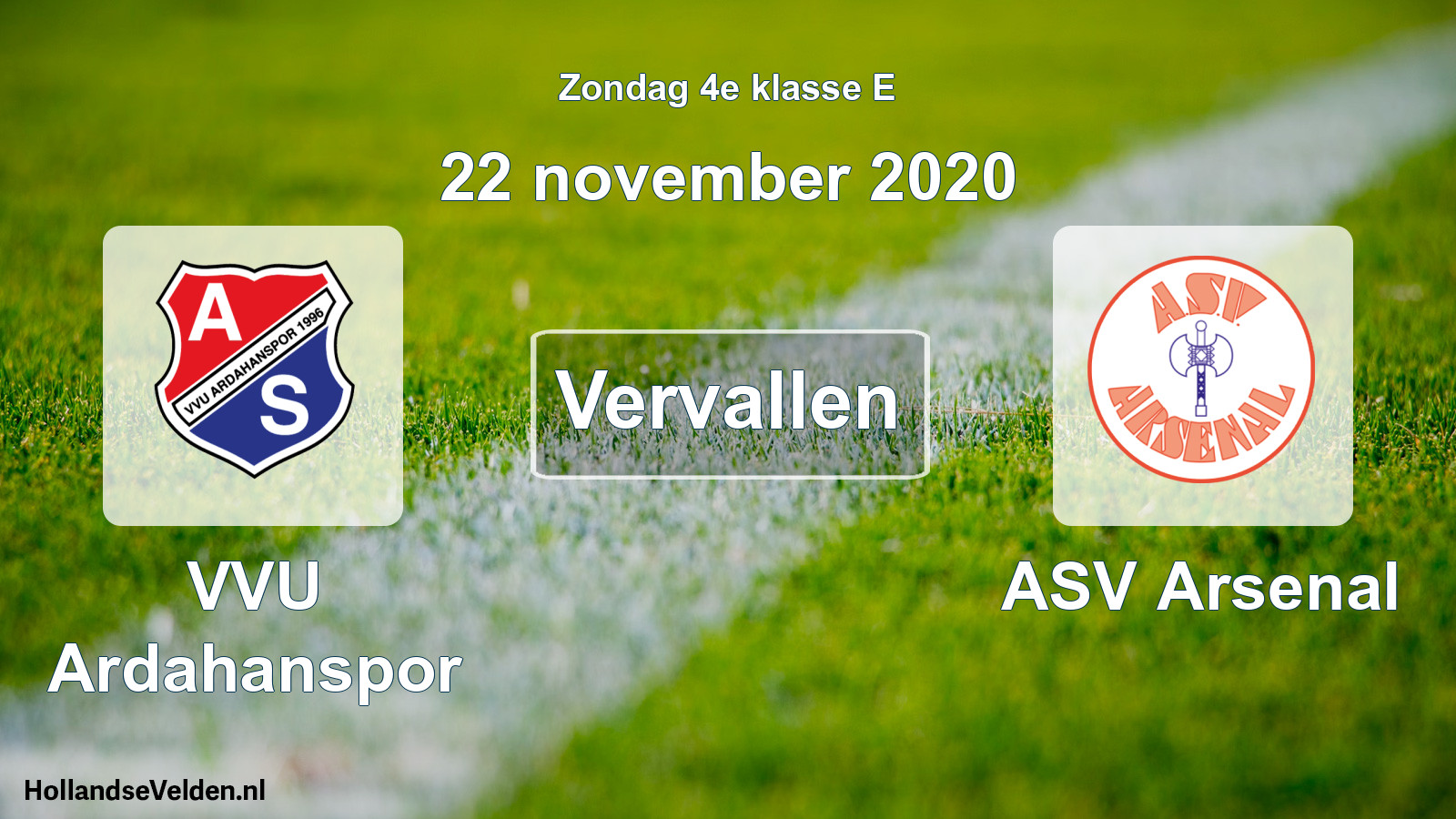 Scheduled Match: VVU Ardahanspor - ASV Arsenal (22 November 2020)