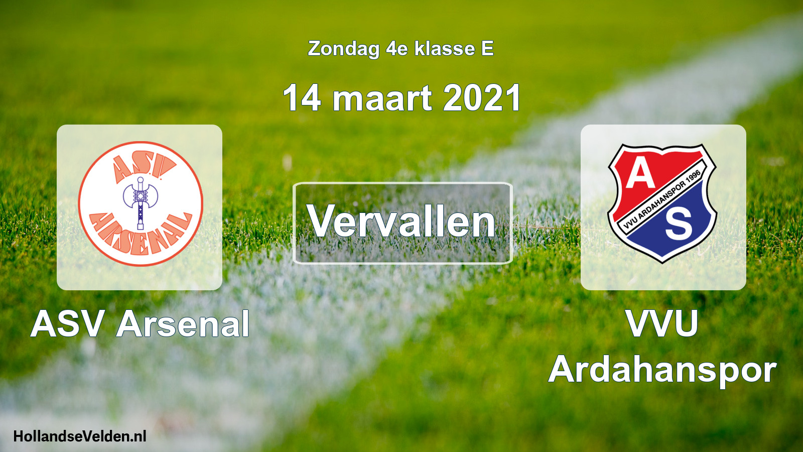 Scheduled Match: ASV Arsenal - VVU Ardahanspor (14 March 2021)