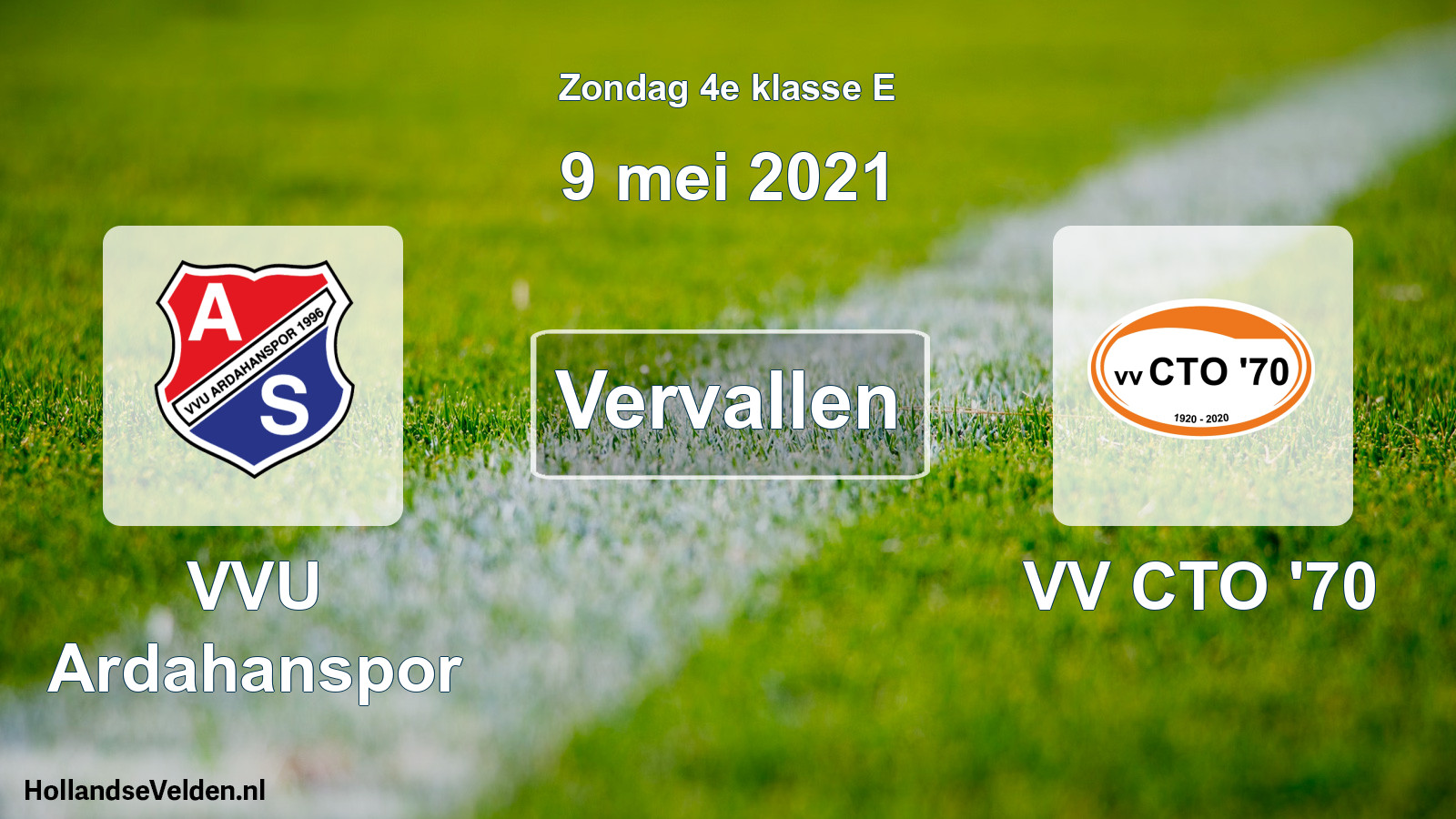 Scheduled Match: VVU Ardahanspor - VV CTO '70 (9 May 2021)