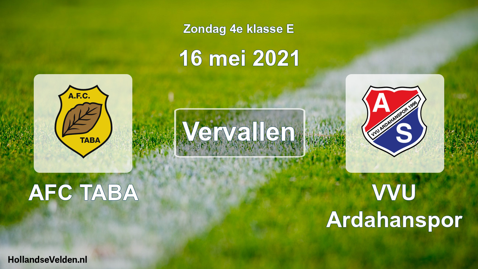 Scheduled Match: AFC TABA - VVU Ardahanspor (16 May 2021)