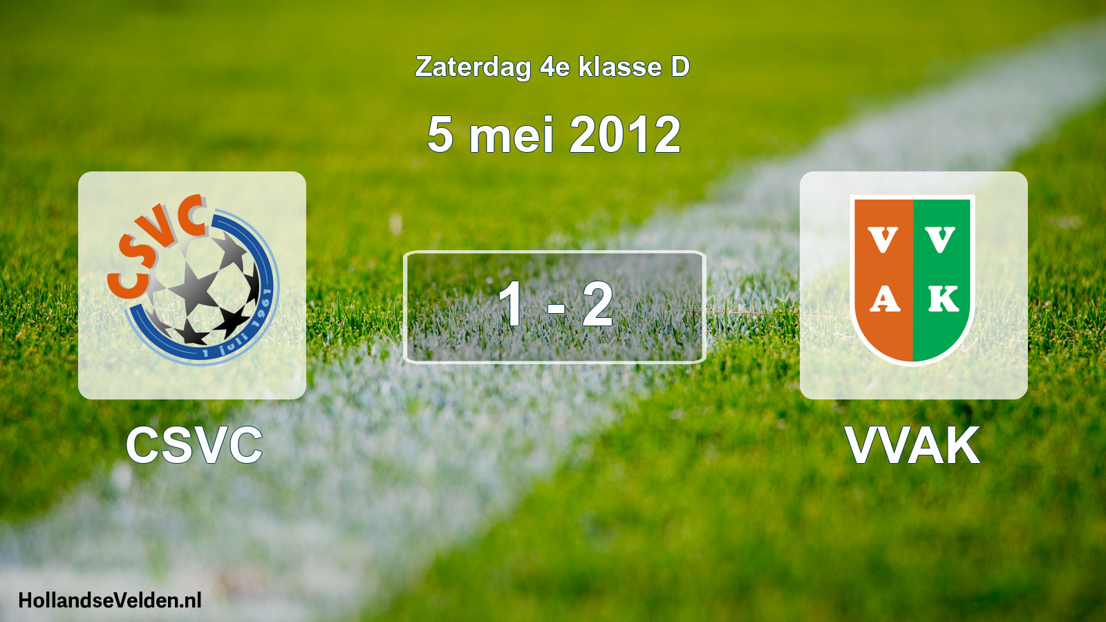Total number of matches played: CSVC - VVAK 1 - 2 (5 May 2012)