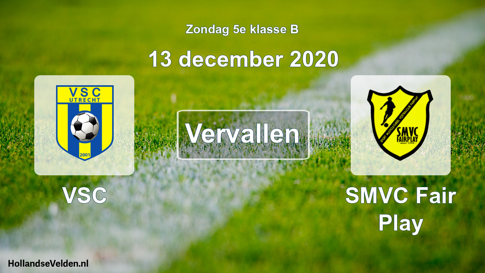 Scheduled Match: VSC - SMVC Fair Play (13 December 2020)