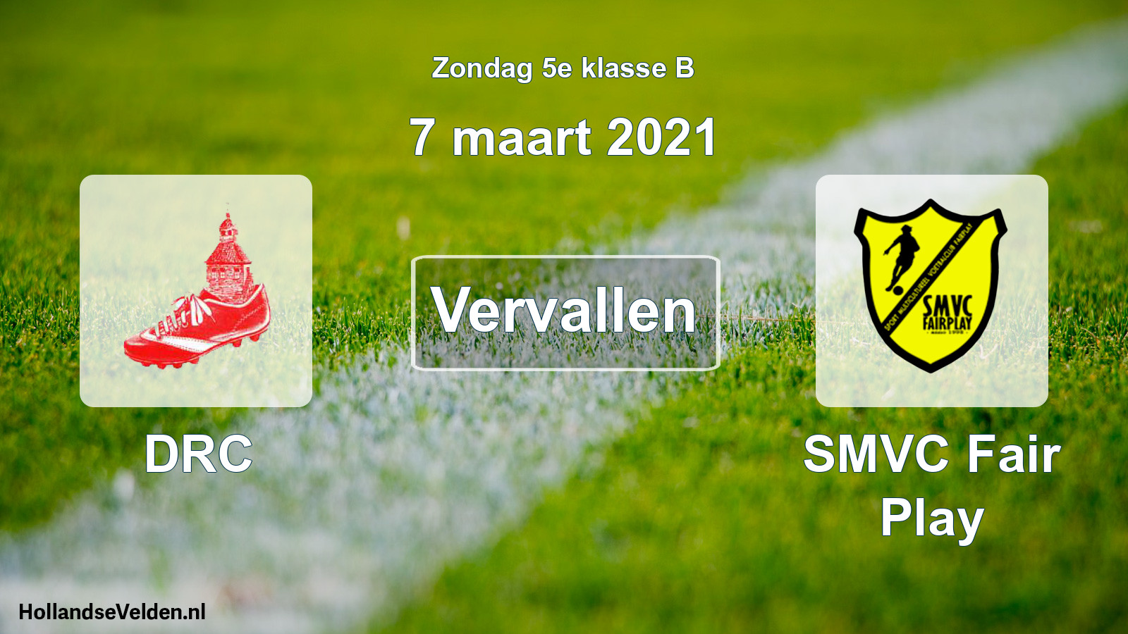 Scheduled Match: DRC - SMVC Fair Play (7 March 2021)