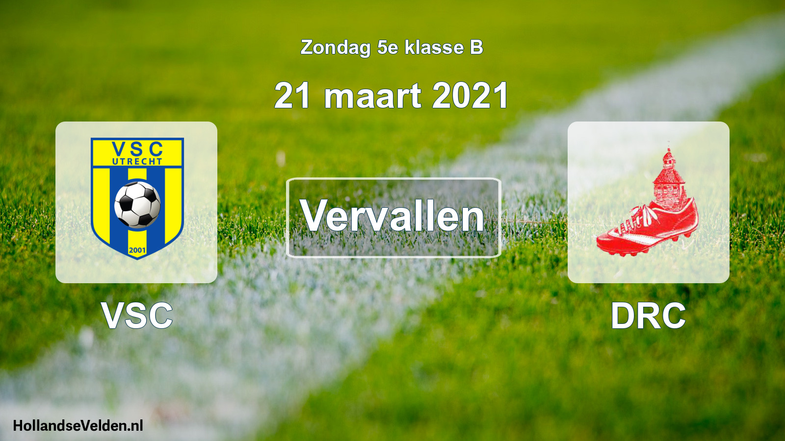 Scheduled Match: VSC - DRC (21 March 2021)