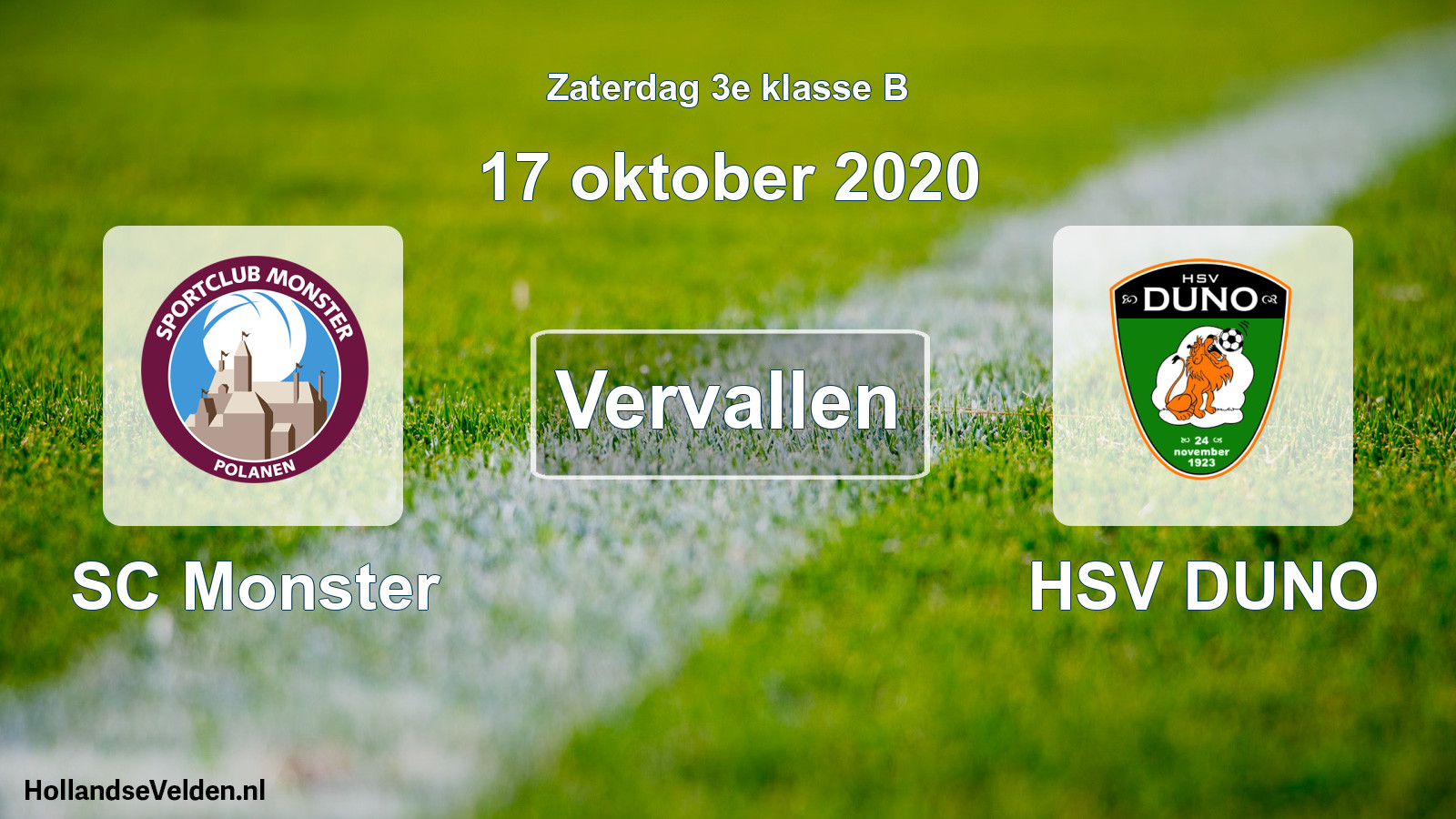 Scheduled Match: SC Monster - HSV DUNO (17 October 2020)