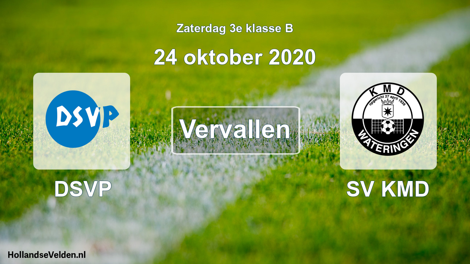 Scheduled Match: DSVP - SV KMD (24 October 2020)