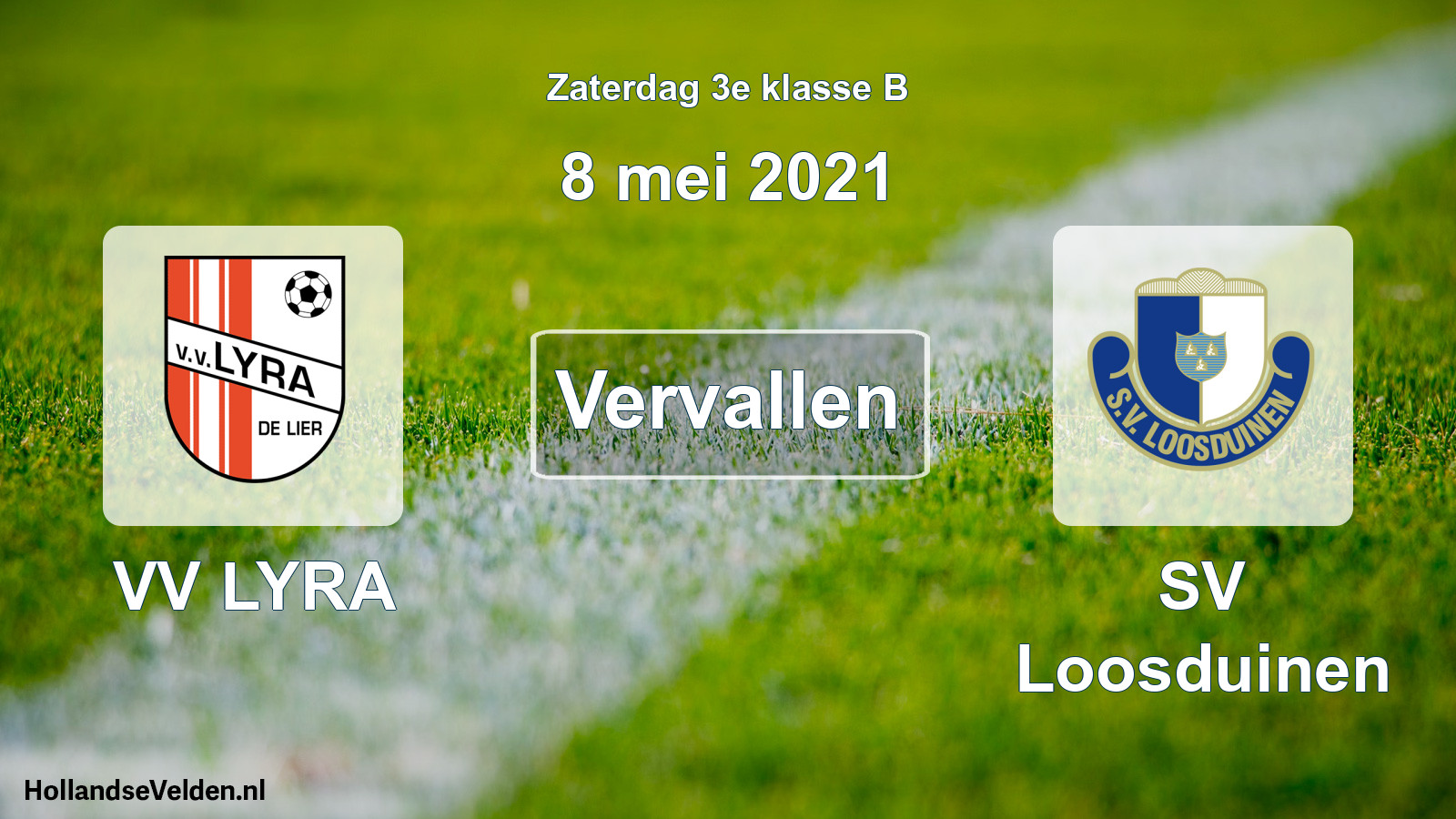 Scheduled Match: VV LYRA - SV Loosduinen (8 May 2021)