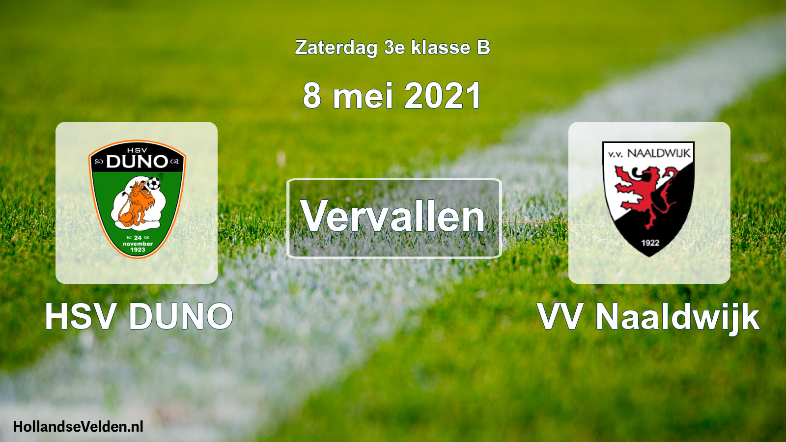 Scheduled Match: HSV DUNO - VV Naaldwijk (8 May 2021)