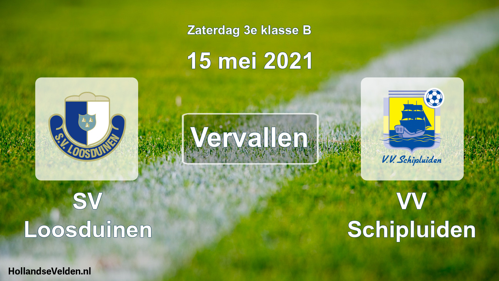 Scheduled Match: SV Loosduinen - VV Schipluiden (15 May 2021)