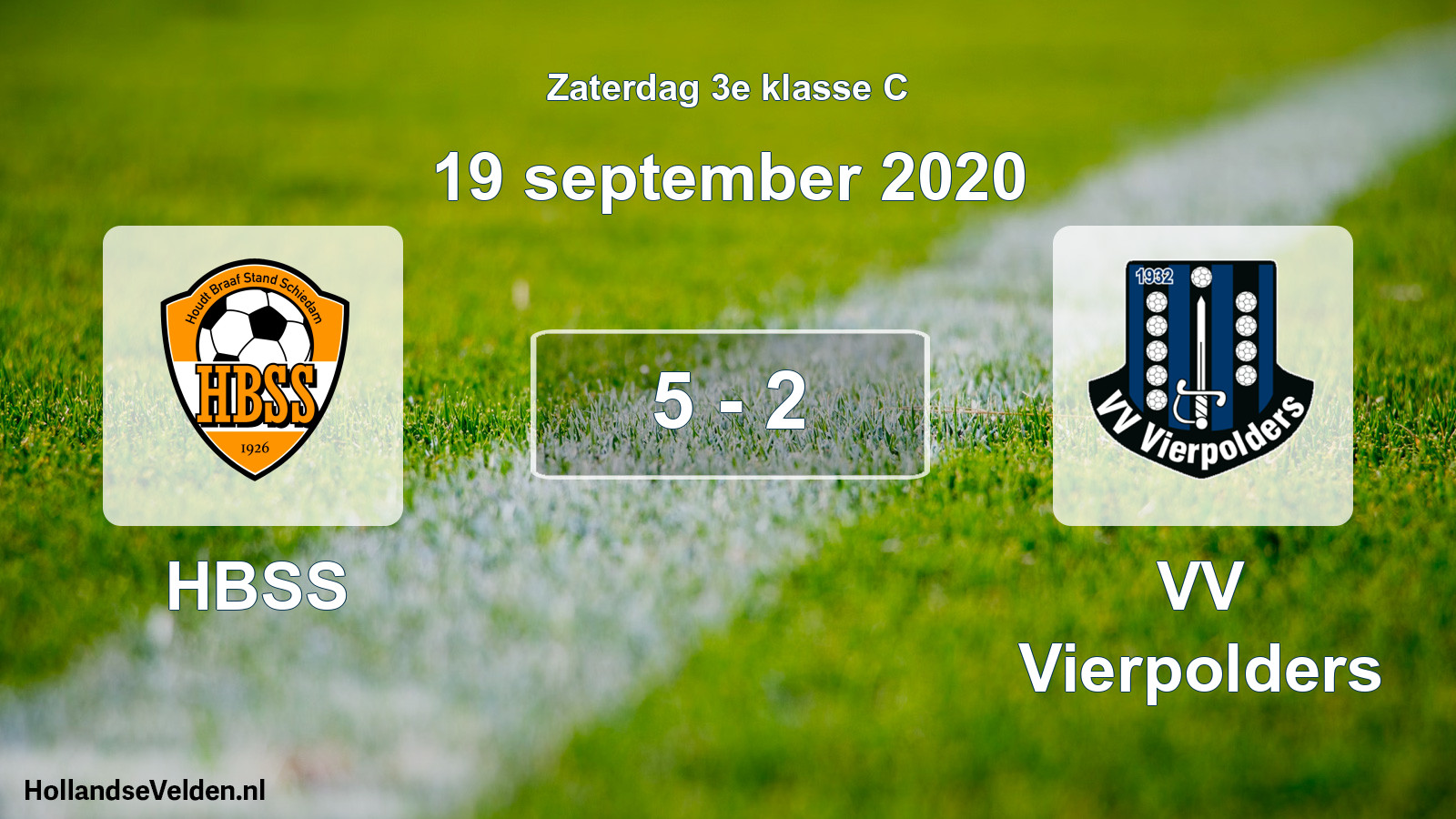 Total number of matches played: HBSS - VV Vierpolders 5 - 2 (19 September 2020)