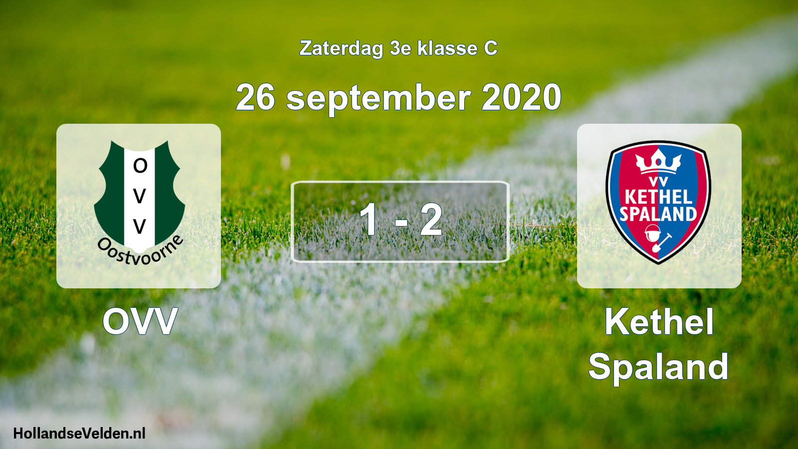 Total number of matches played: OVV - Kethel Spaland 1 - 2 (26 September 2020)