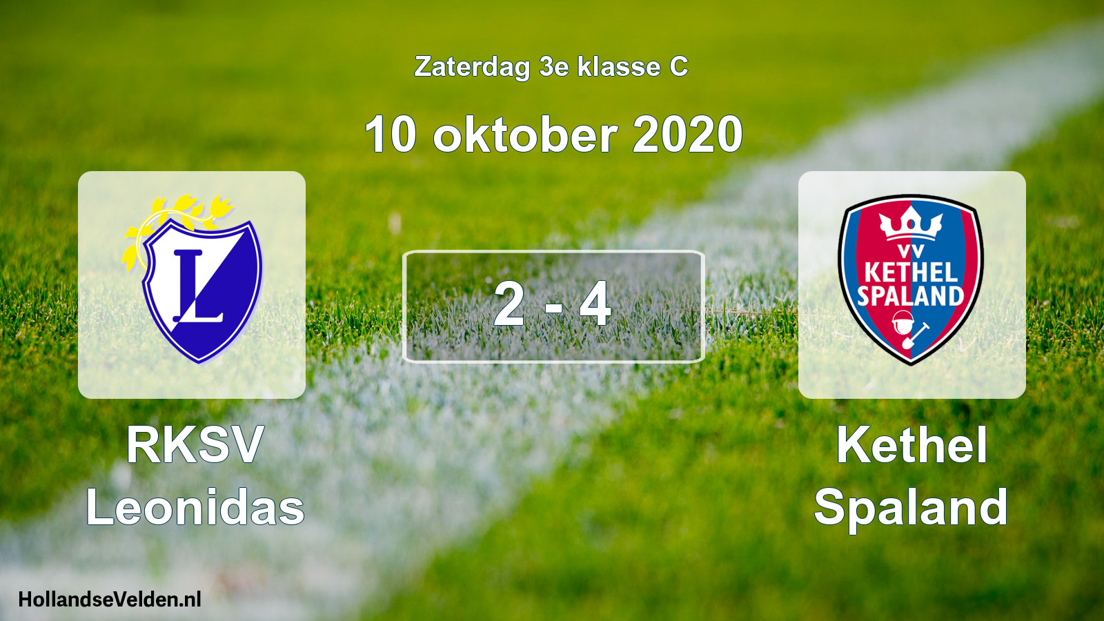 Total number of matches played: RKSV Leonidas - Kethel Spaland 2 - 4 (10 October 2020)