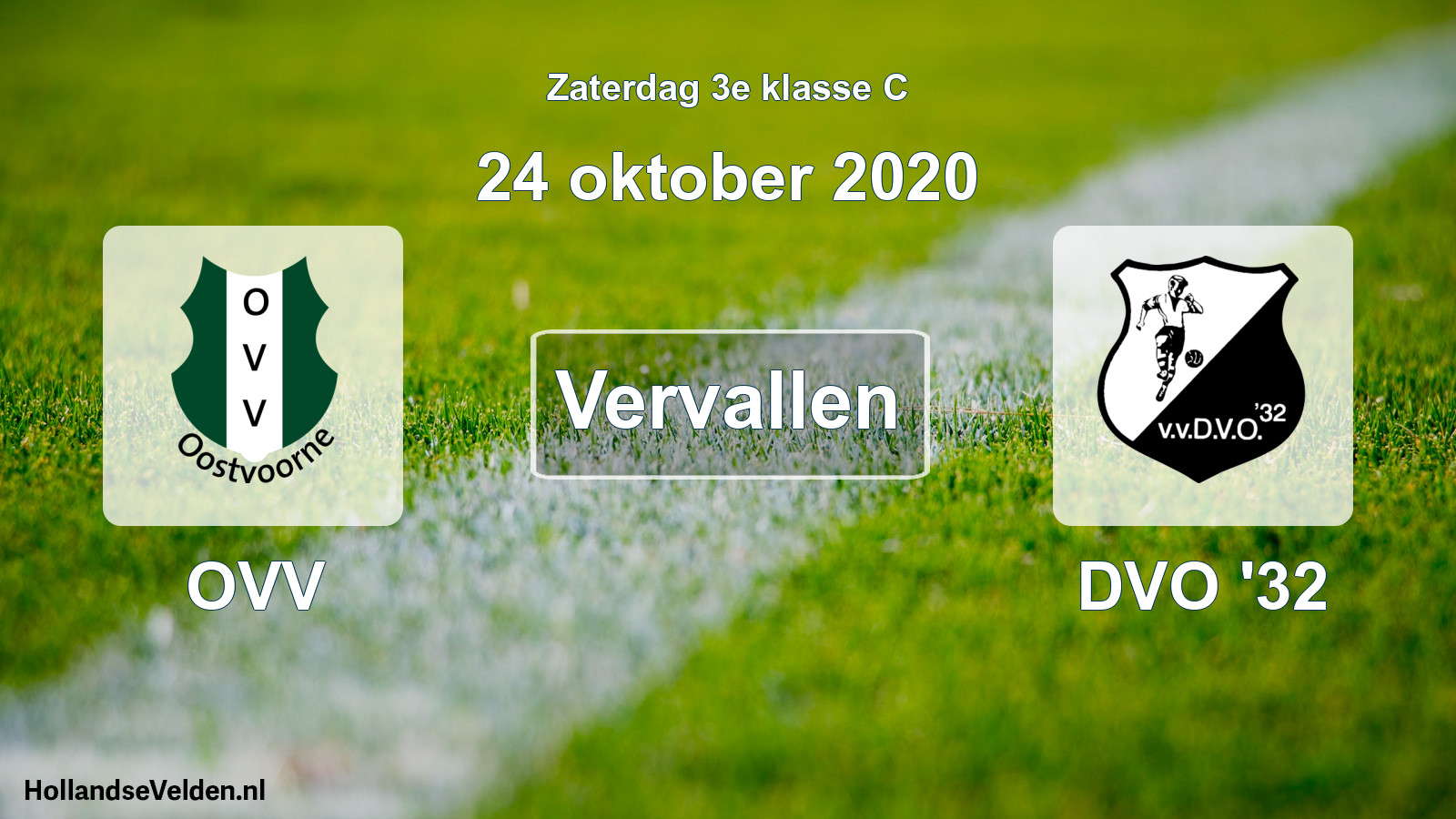 Scheduled Match: OVV - DVO '32 (24 October 2020)