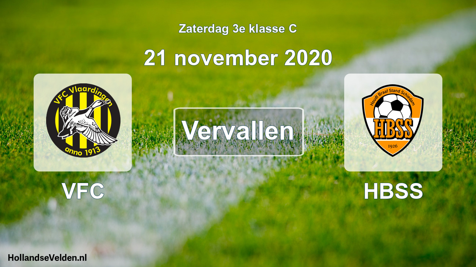 Scheduled Match: VFC - HBSS (21 November 2020)