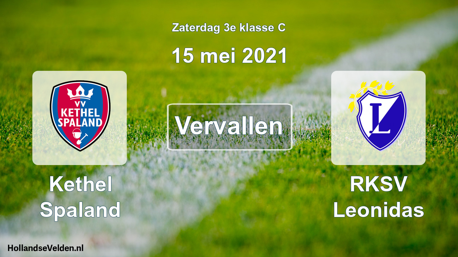 Scheduled Match: Kethel Spaland - RKSV Leonidas (15 May 2021)
