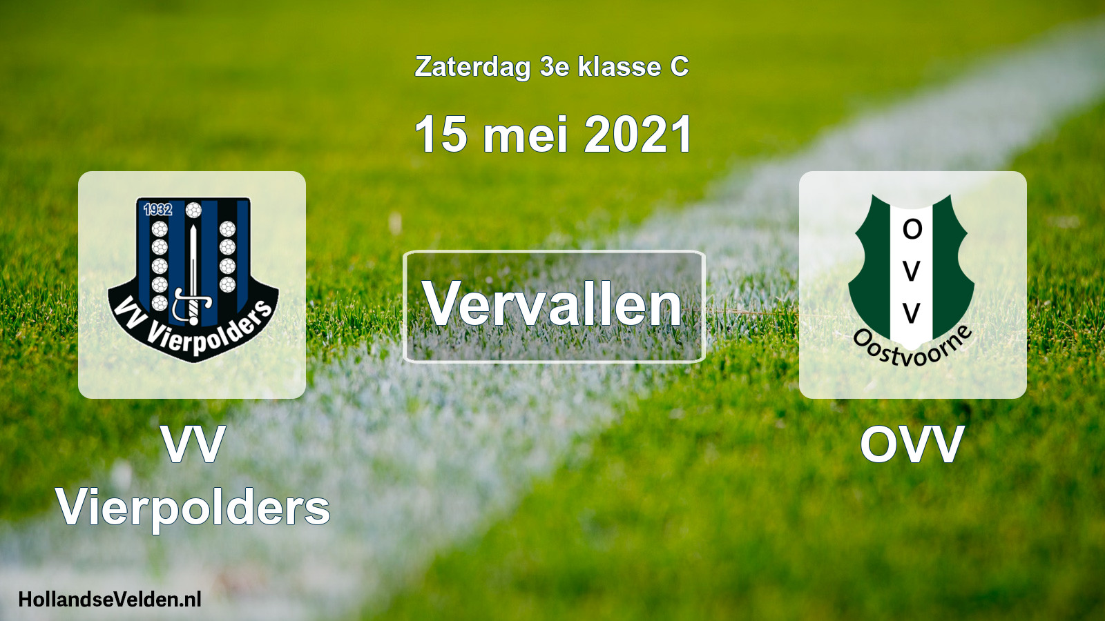 Scheduled Match: VV Vierpolders - OVV (15 May 2021)