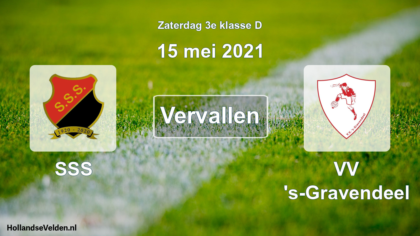 Scheduled Match: SSS - VV 's-Gravendeel (15 May 2021)