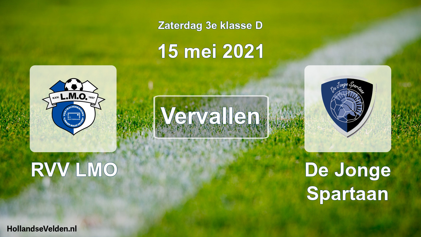 Scheduled Match: RVV LMO - De Jonge Spartaan (15 May 2021)