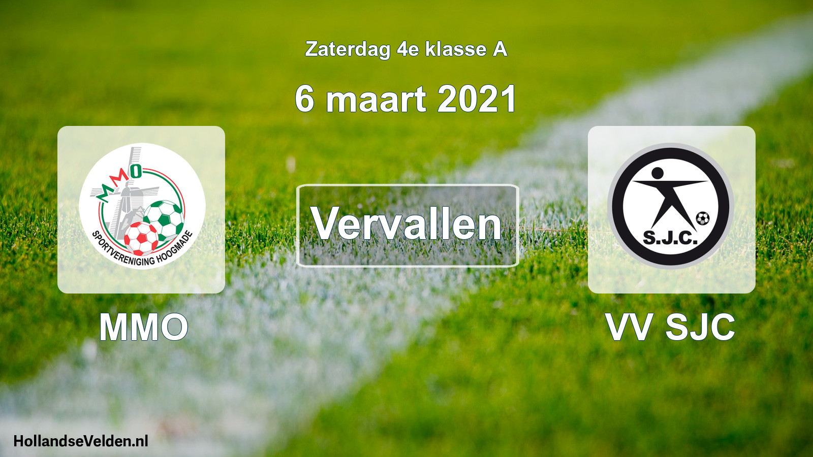 Scheduled Match: MMO - VV SJC (6 March 2021)