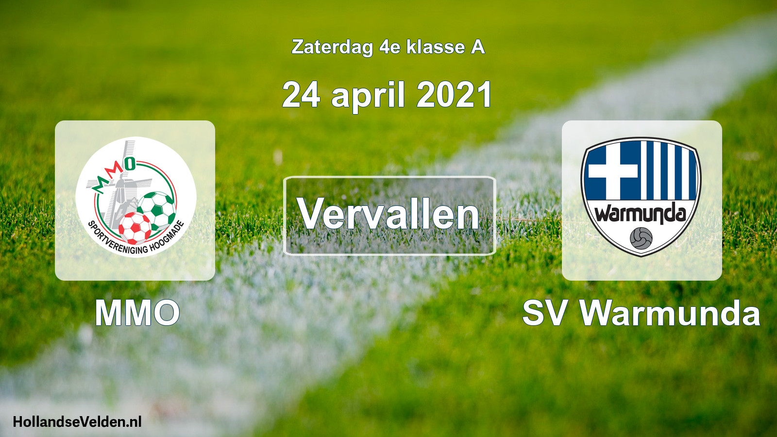 Scheduled Match: MMO - SV Warmunda (24 April 2021)