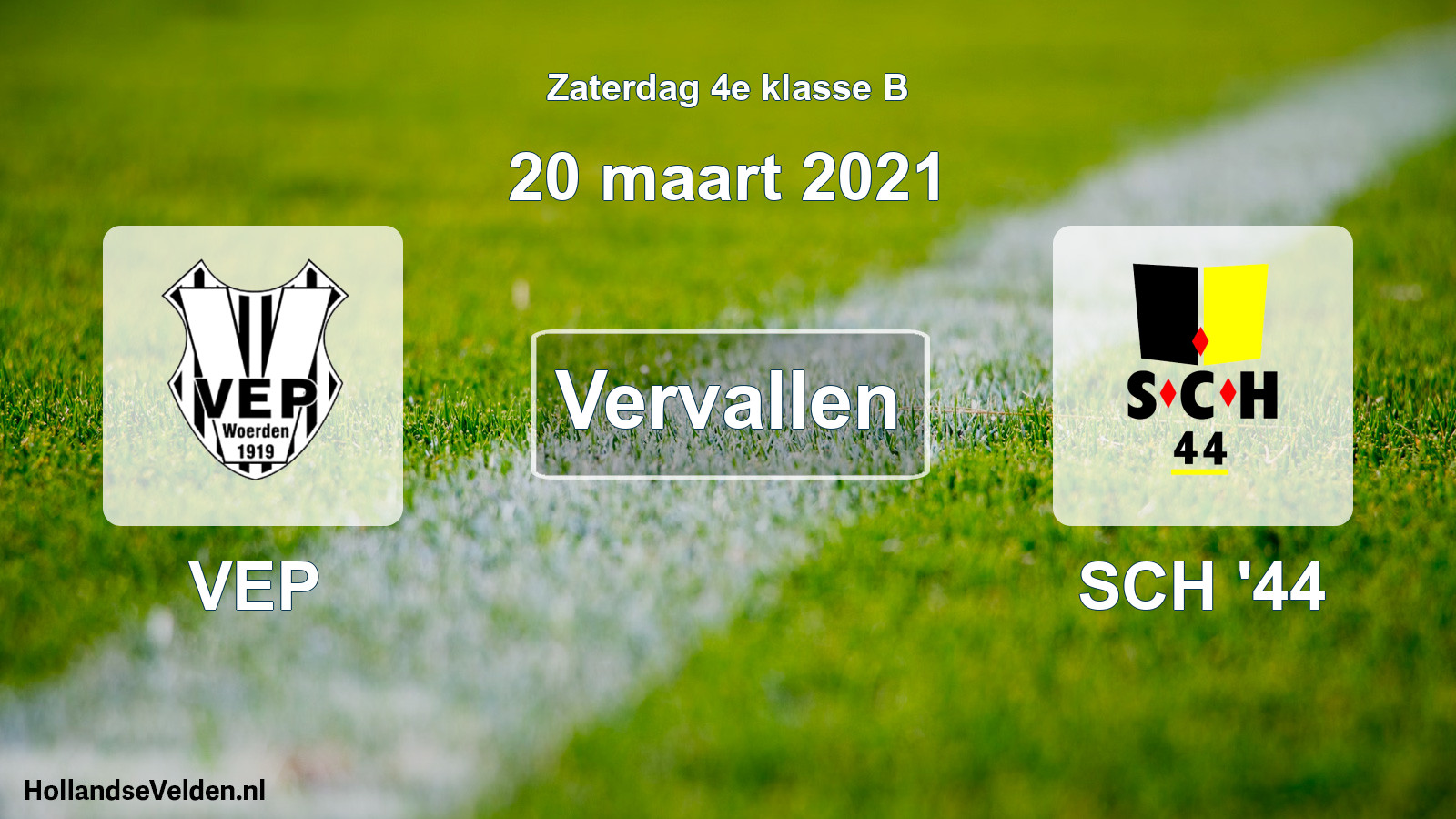 Scheduled Match: VEP - SCH '44 (20 March 2021)