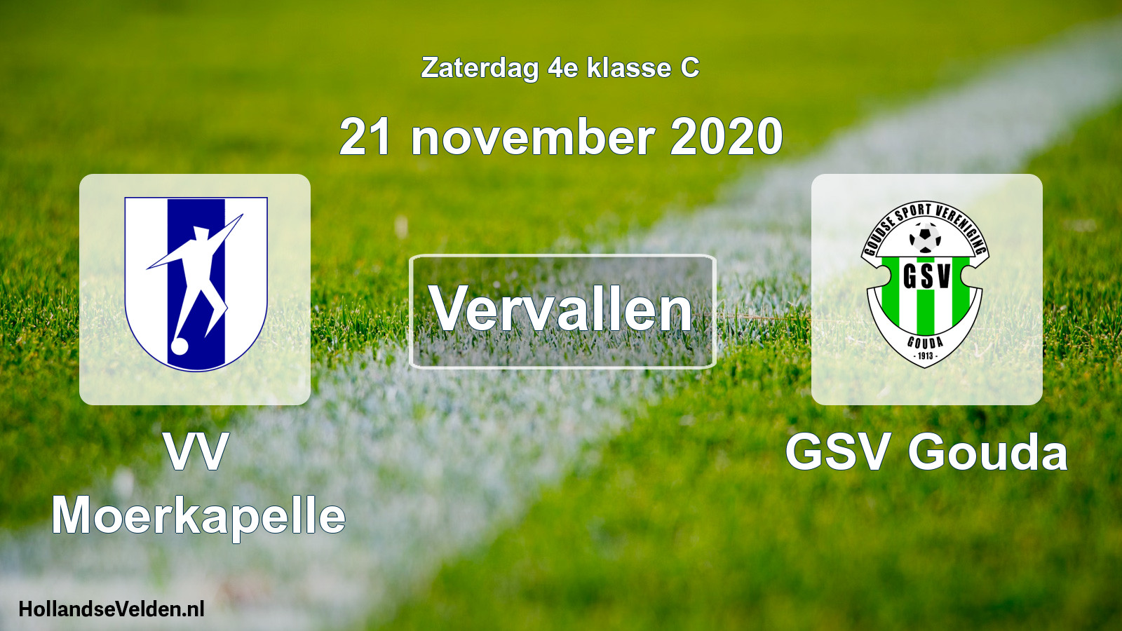 Scheduled Match: VV Moerkapelle - GSV Gouda (21 November 2020)