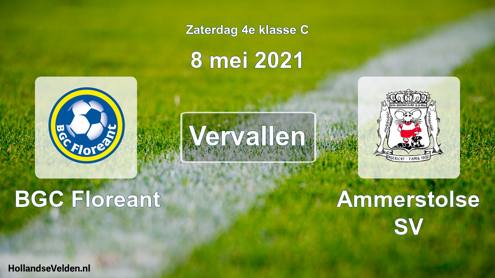 Scheduled Match: BGC Floreant - Ammerstolse SV (8 May 2021)
