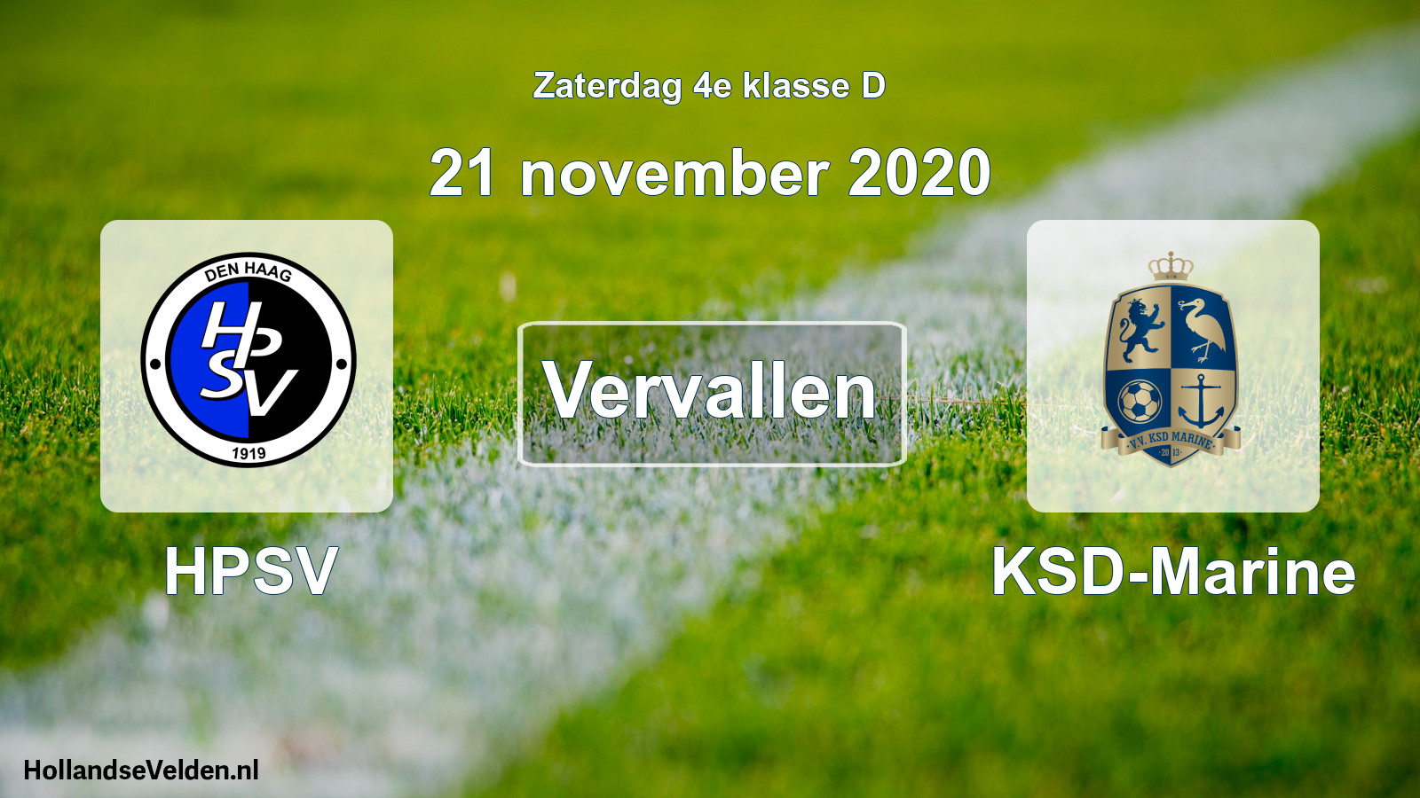 Scheduled Match: HPSV - KSD-Marine (21 November 2020)