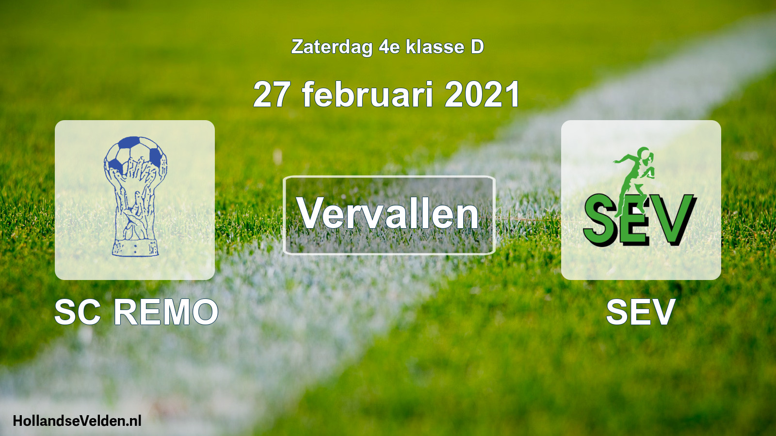 Scheduled Match: SC REMO - SEV (27 February 2021)