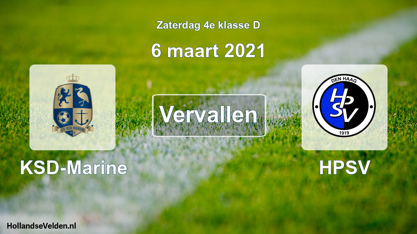 Scheduled Match: KSD-Marine - HPSV (6 March 2021)