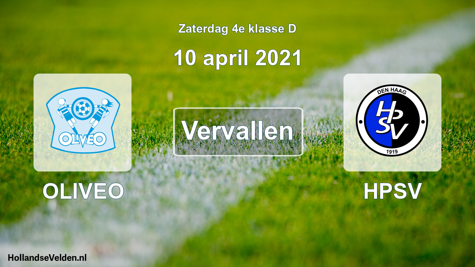 Scheduled Match: OLIVEO - HPSV (10 April 2021)