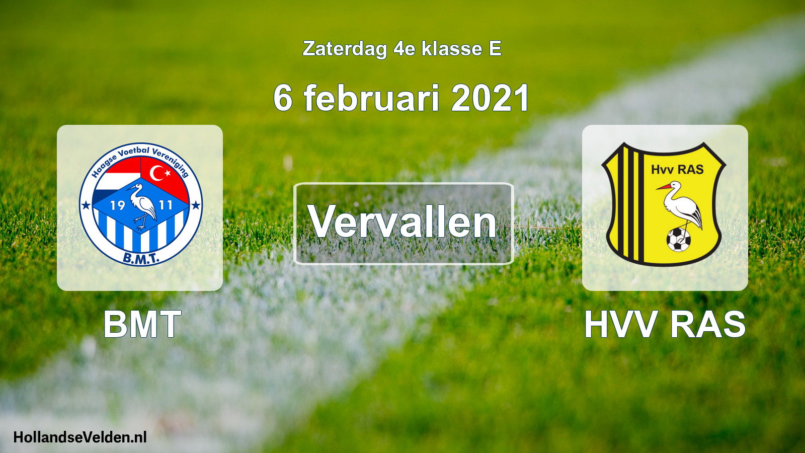 Scheduled Match: BMT - HVV RAS (6 February 2021)