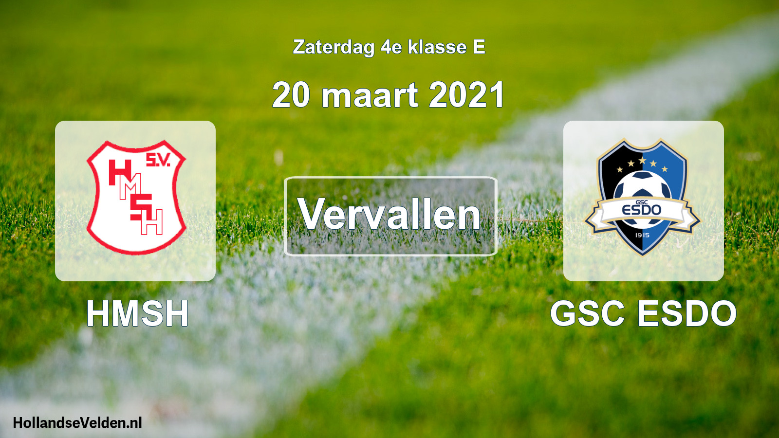Scheduled Match: HMSH - GSC ESDO (20 March 2021)