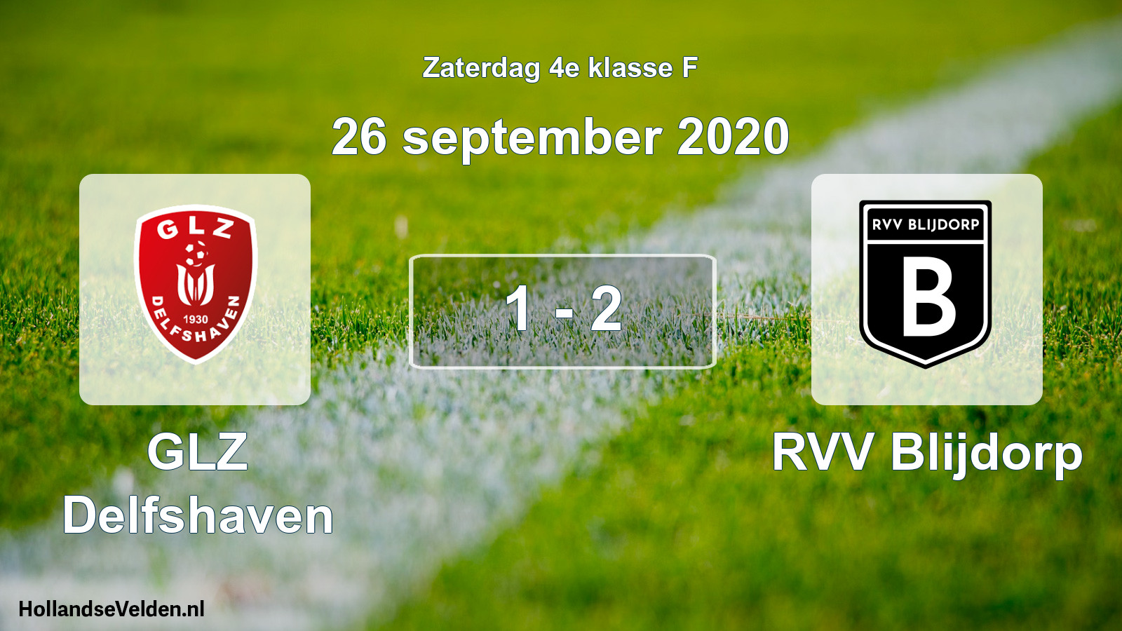 Total number of matches played: GLZ Delfshaven - RVV Blijdorp 1 - 2 (26 September 2020)