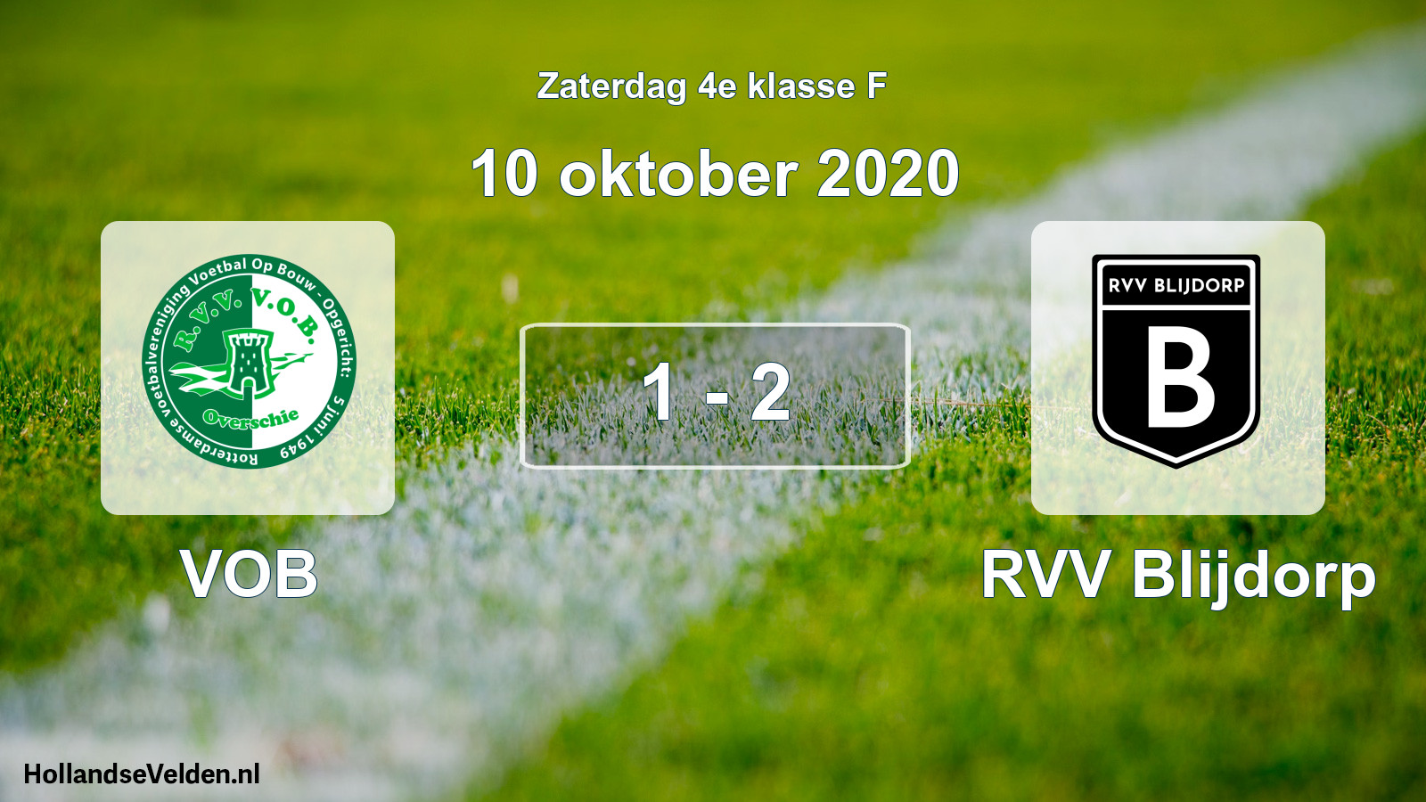 Total number of matches played: VOB - RVV Blijdorp 1 - 2 (10 October 2020)