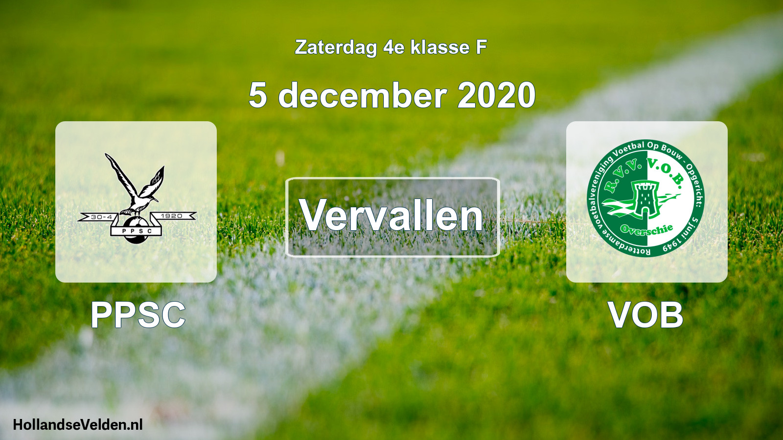 Scheduled Match: PPSC - VOB (5 December 2020)
