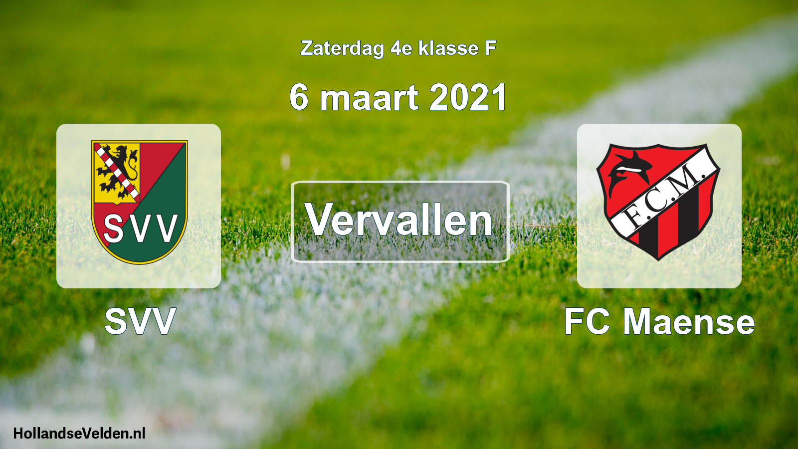 Scheduled Match: SVV - FC Maense (6 March 2021)