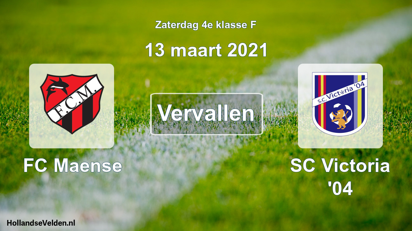 Scheduled Match: FC Maense - SC Victoria '04 (13 March 2021)