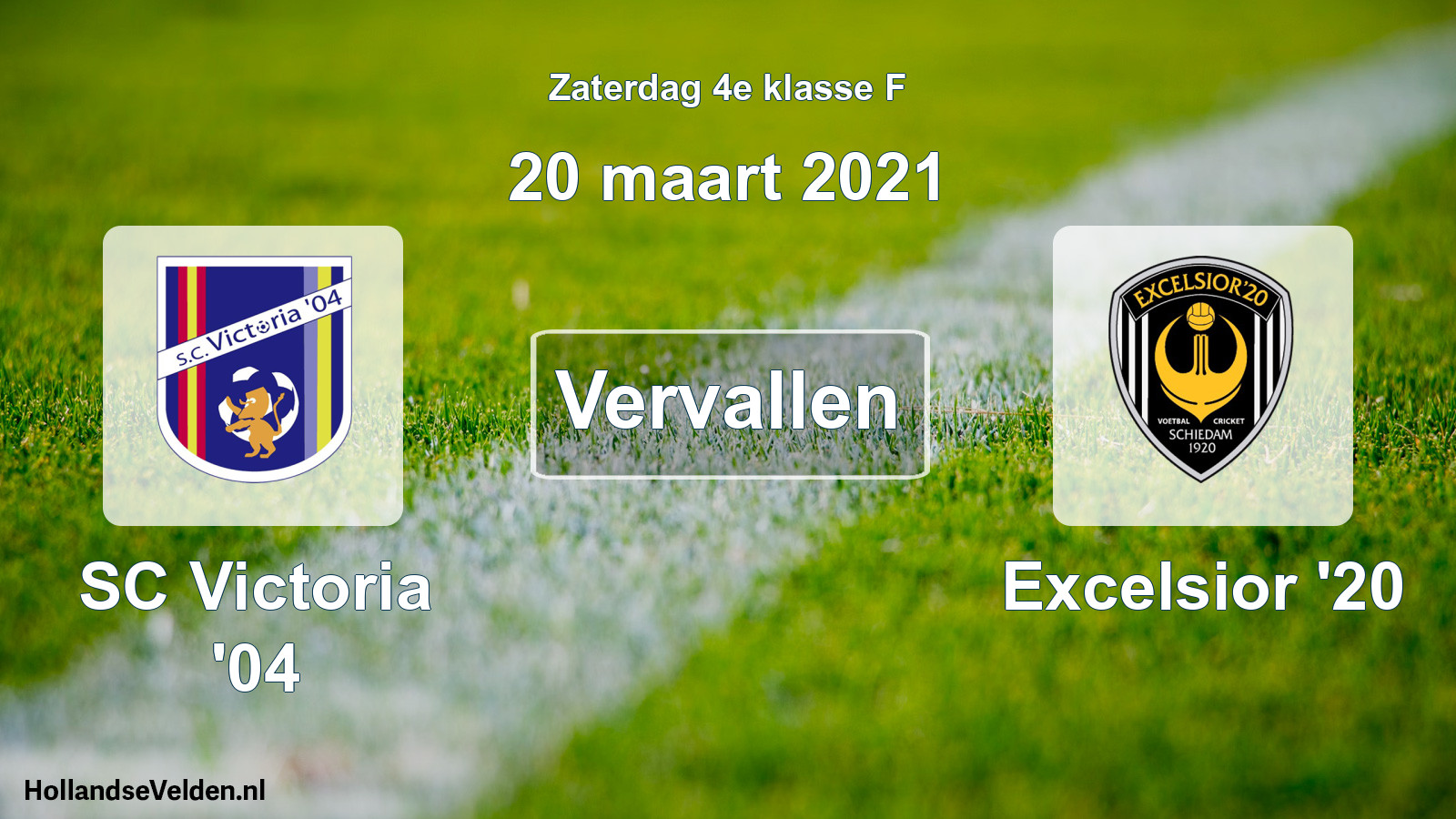 Scheduled Match: SC Victoria '04 - Excelsior '20 (20 March 2021)