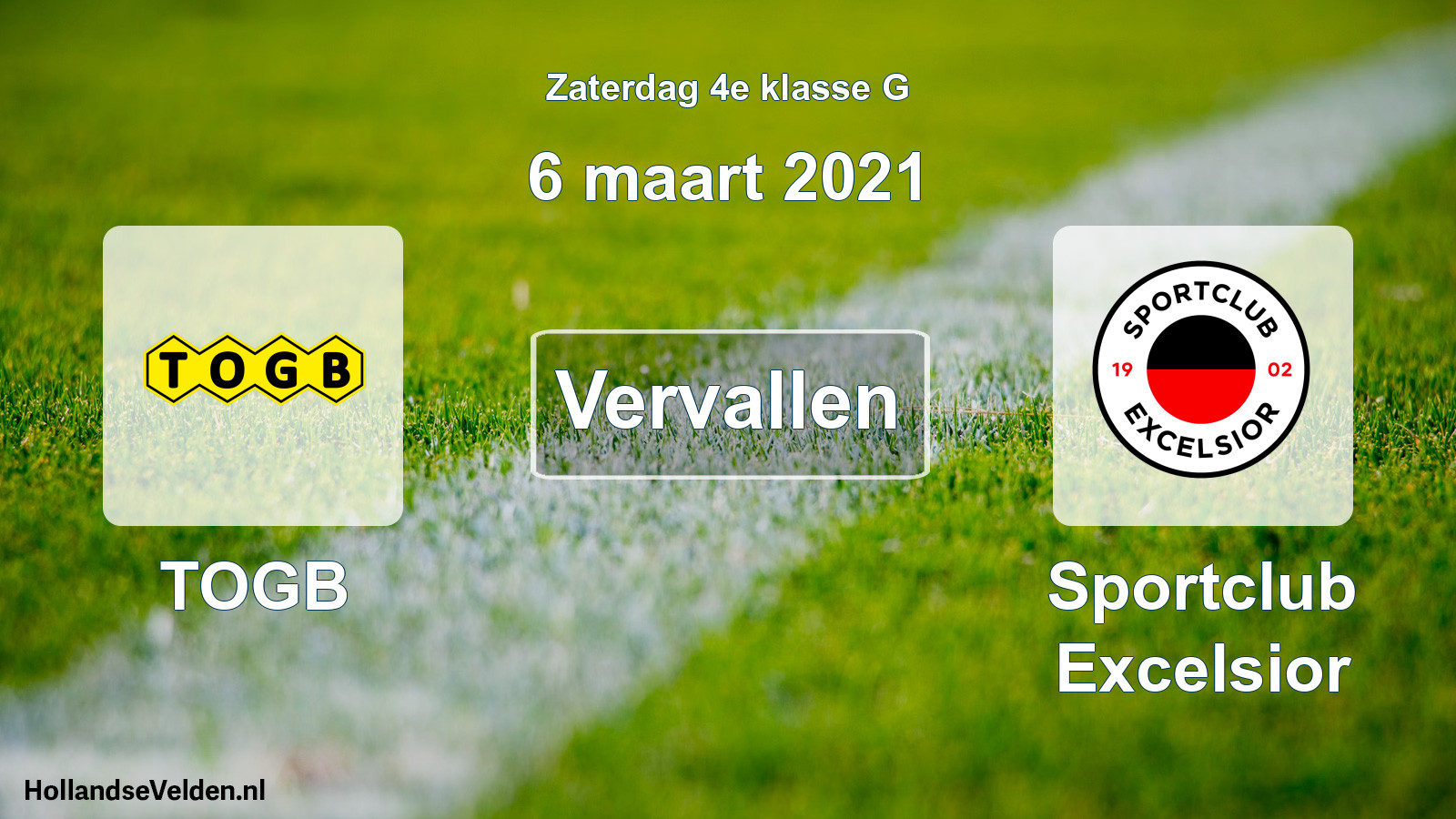 Scheduled Match: TOGB - Sportclub Excelsior (6 March 2021)