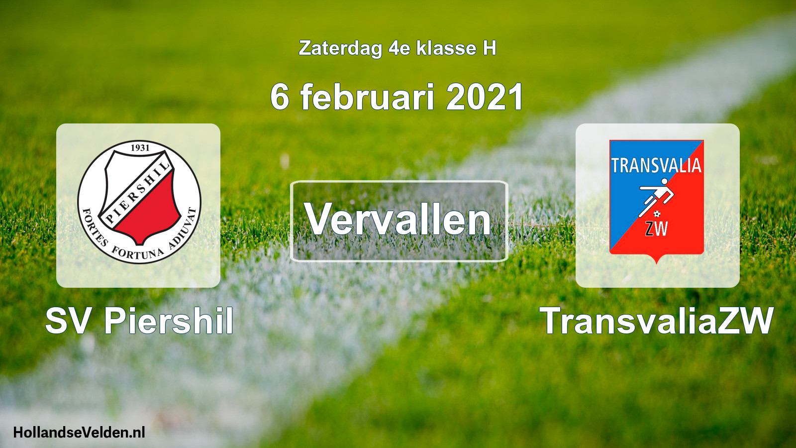 Scheduled Match: SV Piershil - TransvaliaZW (6 February 2021)