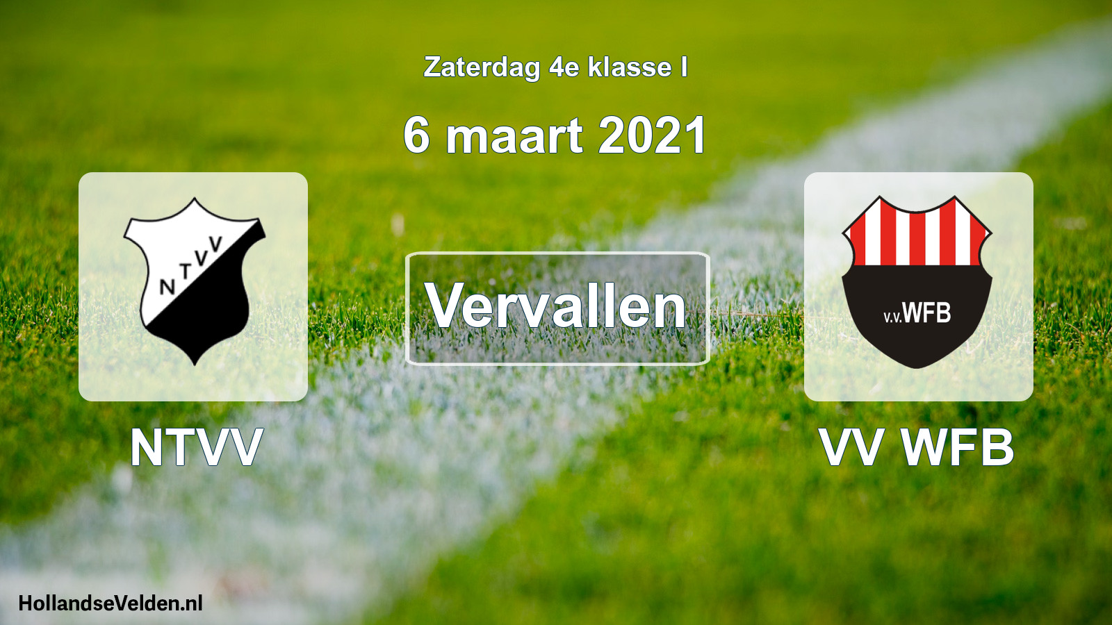 Scheduled Match: NTVV - VV WFB (6 March 2021)