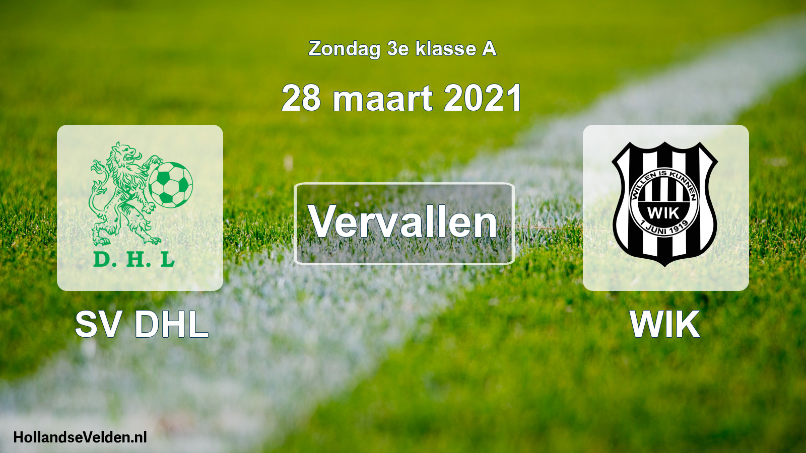 Scheduled Match: SV DHL - WIK (28 March 2021)