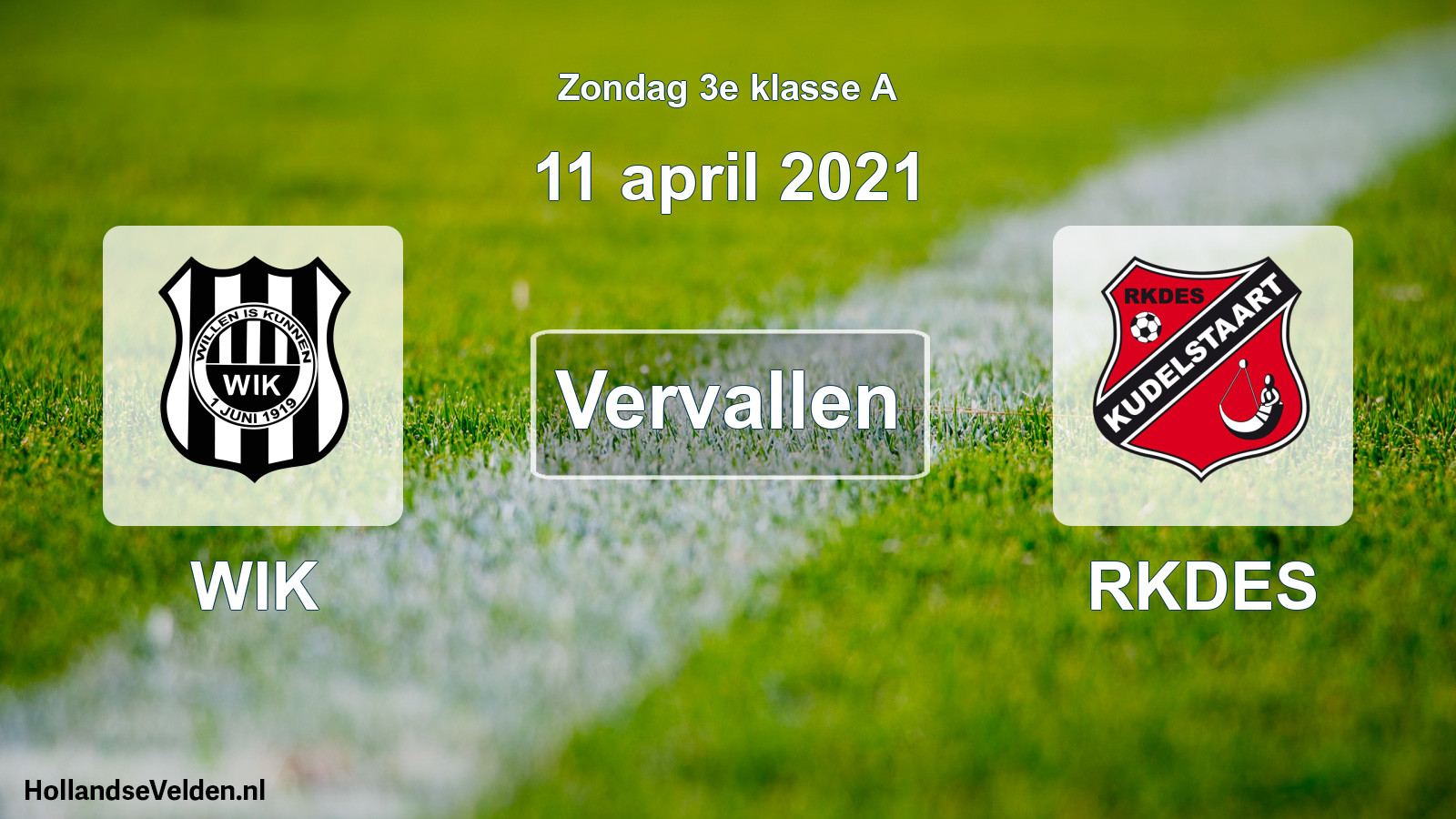 Scheduled Match: WIK - RKDES (11 April 2021)